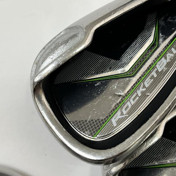 Taylormade Rocketballz Iron Set 5-PW +1/2" Stiff-Flex Steel Shafts RH - Picture 7 of 16